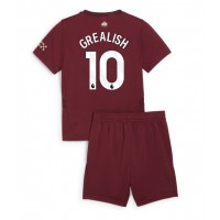 Manchester City Jack Grealish #10 Tredjeställ Barn 2024-25 Korta ärmar (+ Korta byxor)